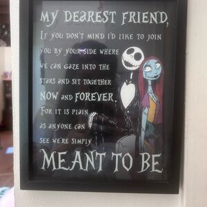 Framed Nightmare Before Christmas Art